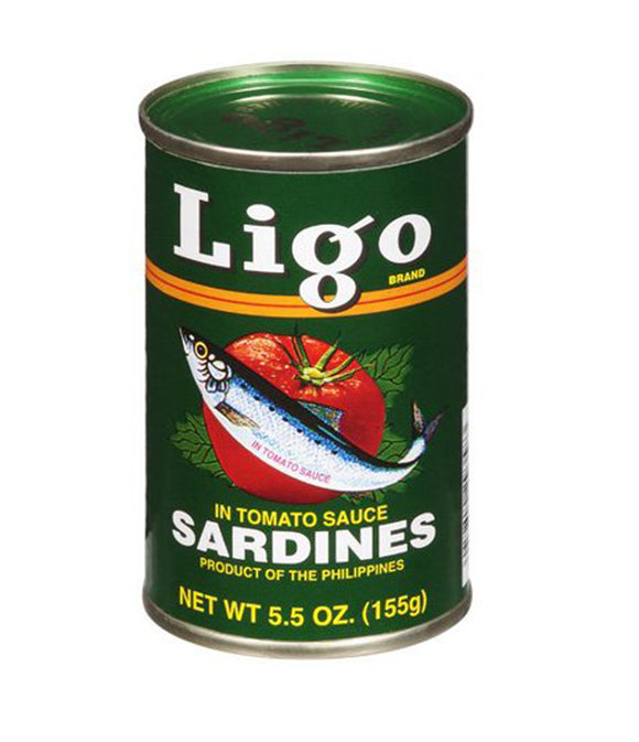 LIGO SARDINES TOMATO SAUCE 155G EOC