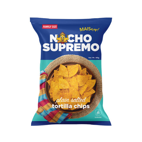 NACHO SUPREMO TORTILLA CHIPS PLAIN 300G