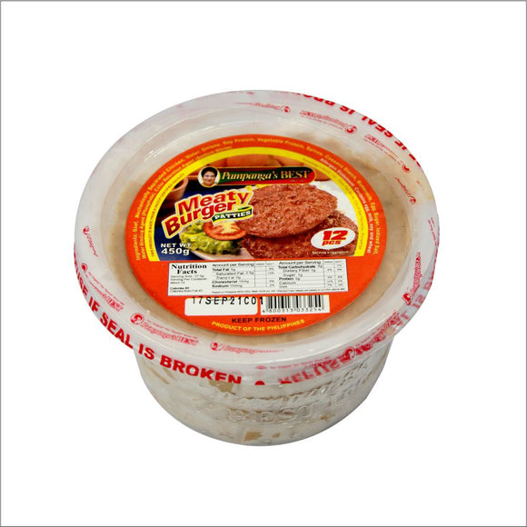 PAMPANGA`S BEST HAMBURGER PATTIES 450G