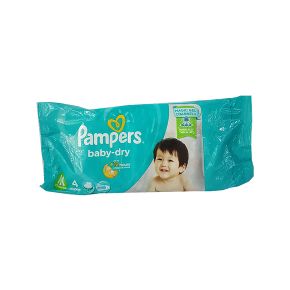 PAMPERS BABY DRY TPE LC M 4`S
