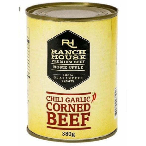 RANCH HOUSE CHILI GAR CORNED BEEF 380G