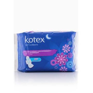 KOTEX SS OVERNIGHT 4`S
