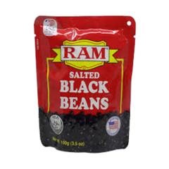 RAM SALTED BLK BEANS 100GM