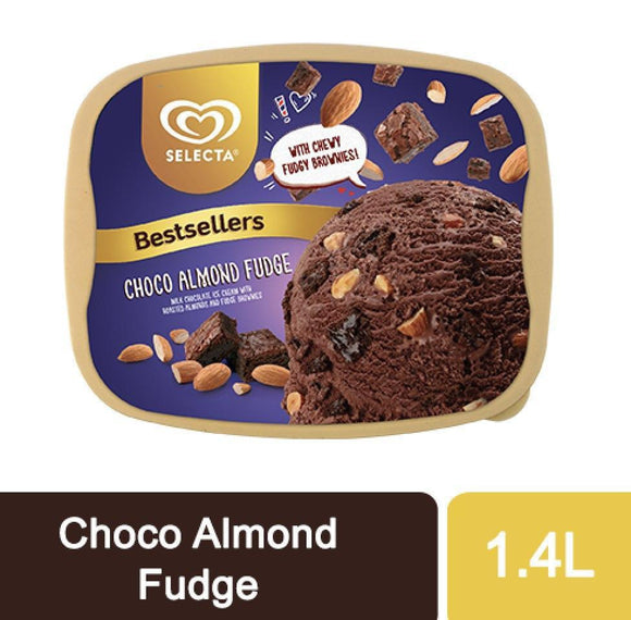 SELECTA IH CHOCO ALMOND FUDGE 1.3L