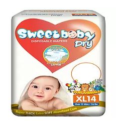 SWEET BABY DRY TP XL 14`S