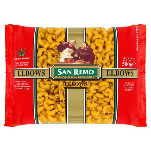 SAN REMO ELBOW 500GM