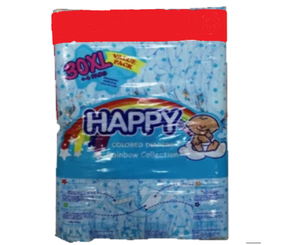 HAPPY DIAPER XL 30`S ASSTD