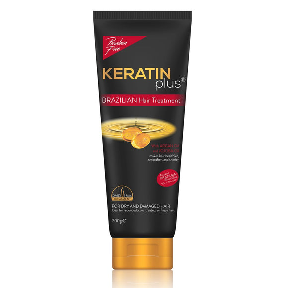KERATIN PLUS BLACK TUBE 200G