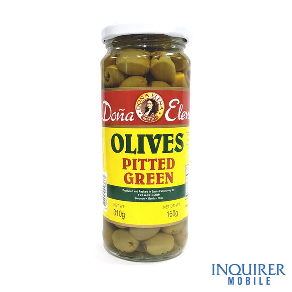 DONA ELENA PITTED GRN OLIVES 310GM