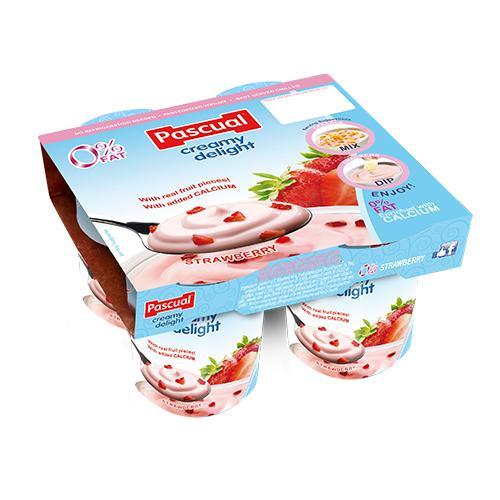 CREAMY DELIGHT YOGURT NF STRAWBERRY 100G