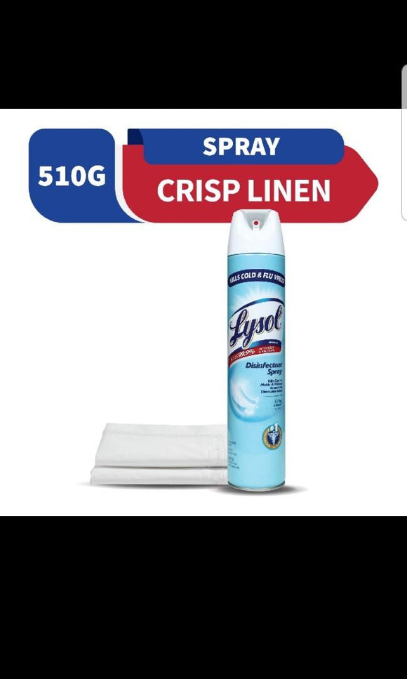 LYSOL DISINFECTANT CRISP LINEN 510GM