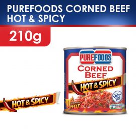 PURE FOODS HOT & SPICY 210G