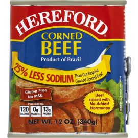 HEREFORD C/BEEF LESS SALT 12OZ