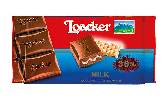 LOACKER CHOCO BAR MILK 80G S20%