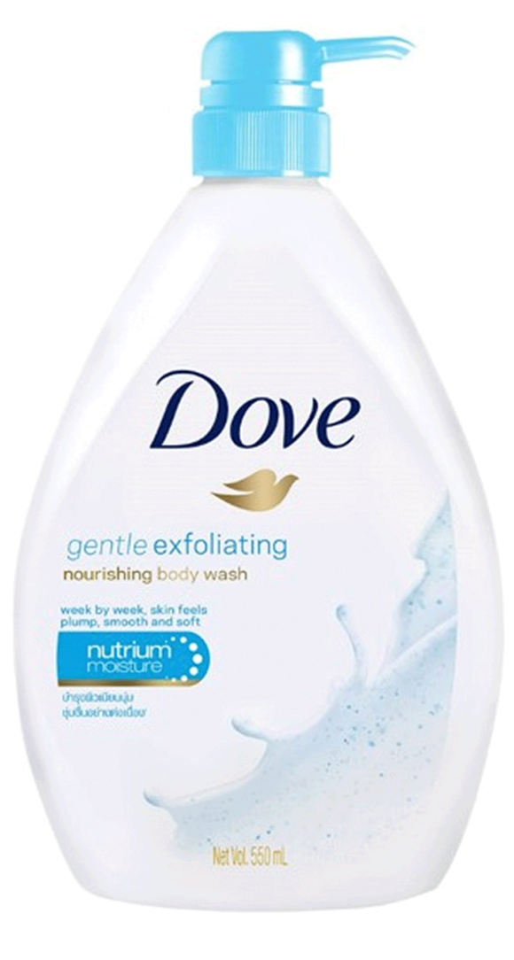 DOVE GENTLE EXFOLIATING 550ML PUMP