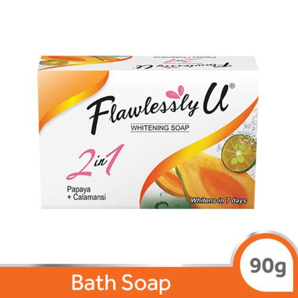 FLAWLESSLY U SOAP PAPAYA CAL 90GM