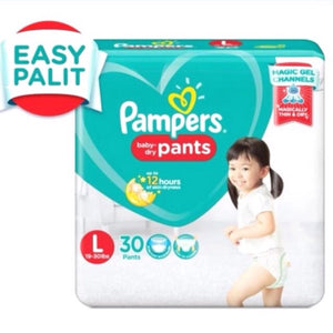 PAMPERS BABY DRY L 30`S