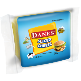 DANES SLICED CHEESE 22S