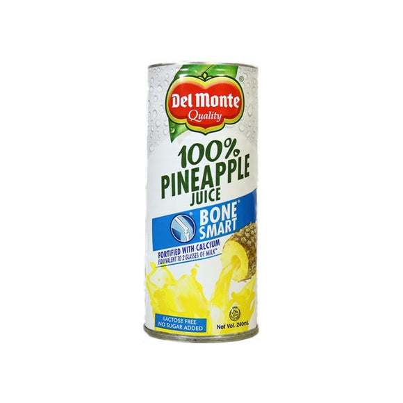 DEL MONTE 100% PINEAPPLE JUICE BONE SMART 220ML