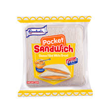 GARDENIA POCKET S/WICH CHEESE 50GM