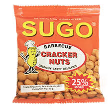 SUGO CRACKER NUTS BBQ 50GM
