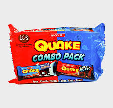 QUAKE BARS COMBO PACK 38G 10'S