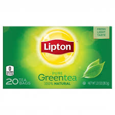 LIPTON GREEN TEA BAGS 20`S