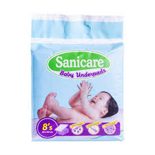 SANICARE BABY UNDERPADS 8`S