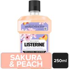 LISTERINE SAKURA N PEACH 250ML