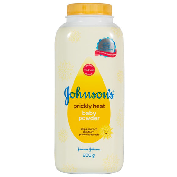 J&J BABY POW P/HEAT 200GM