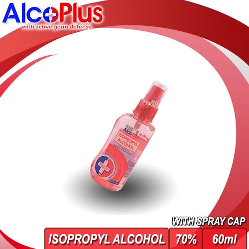 ALCOPLUS ISOPROPYL ALCOHOL 60ML SPRAY