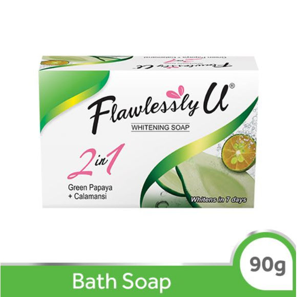 FLAWLESSLY U SOAP GREEN PAPAYA CALAMANSI 90GM