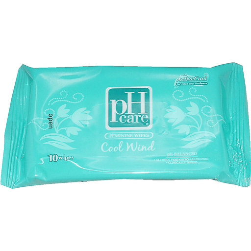 PH CARE COOL WIND WIPES 10`S
