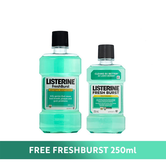 LISTERINE FRESHBURST 500ML+FR 250ML