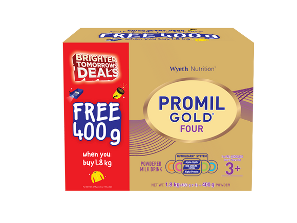 PROMIL GOLD 4 1.8KG FREE 400G