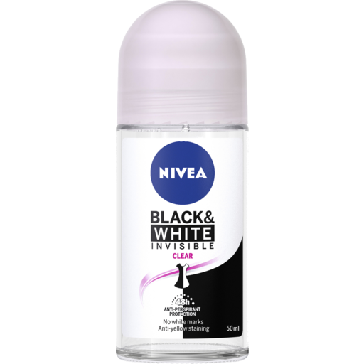 NIVEA DEO B&W CLR R-ON 50ML
