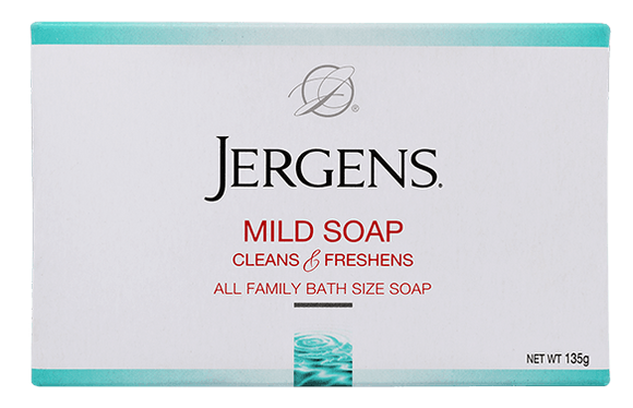 JERGENS MILD BAR SOAP 135G