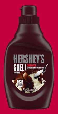 HERSHEY`S CHOCO SHELL TOPPING 7.25OZ