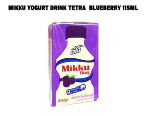 MIKKU YOGURT DRNK TETRA BLUEBRRY 115ML
