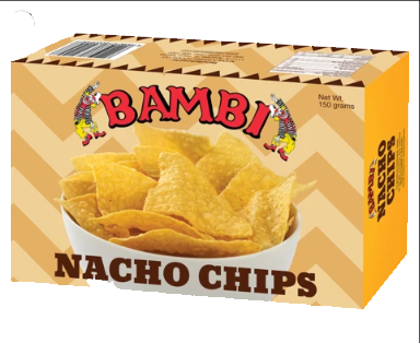 BAMBI NACHO CHIPS PLAIN 500G