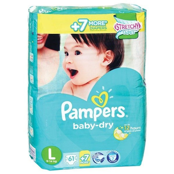 PAMPERS BABY DRY TPE SJ L 68`S+7