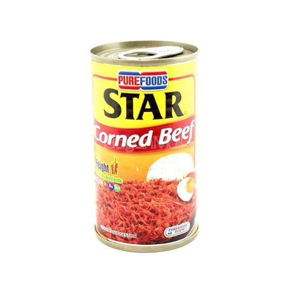 PURE FOODS STAR CORNED BEEF  150GX6`S S10