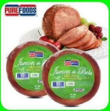 PURE FOODS JAMON DE BOLA 1KG