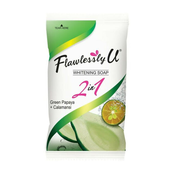 FLAWLESSLY U SOAP GREEN PAPAYA CALAMANSI 65GM – Magic Star Supermarket