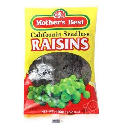 MOTHER`S BEST CALIFORNIA RAISINS 100GM