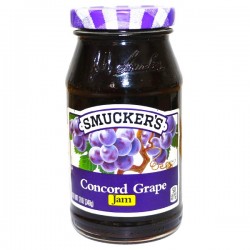 SMUCKER`S CONCORD GRAPE JAM 340GM