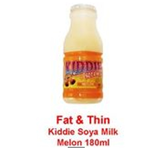 FAT & THIN KIDDIE SOYA MILK MELON 180ML
